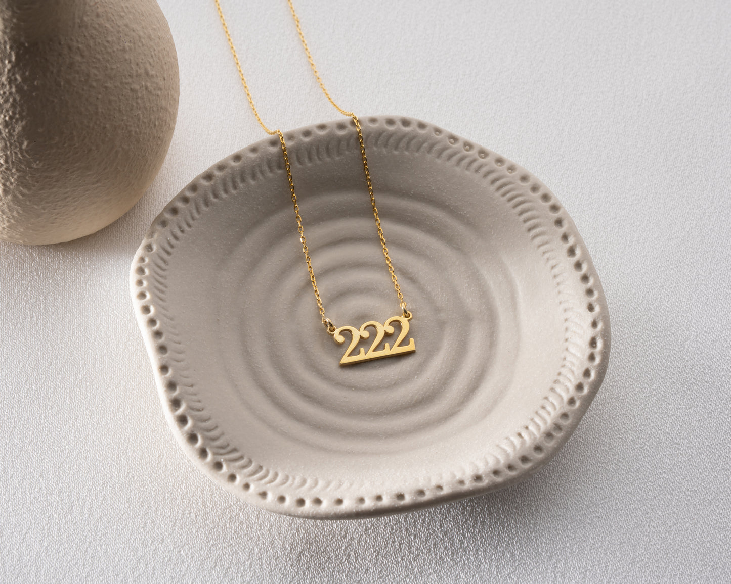 222 number necklace
