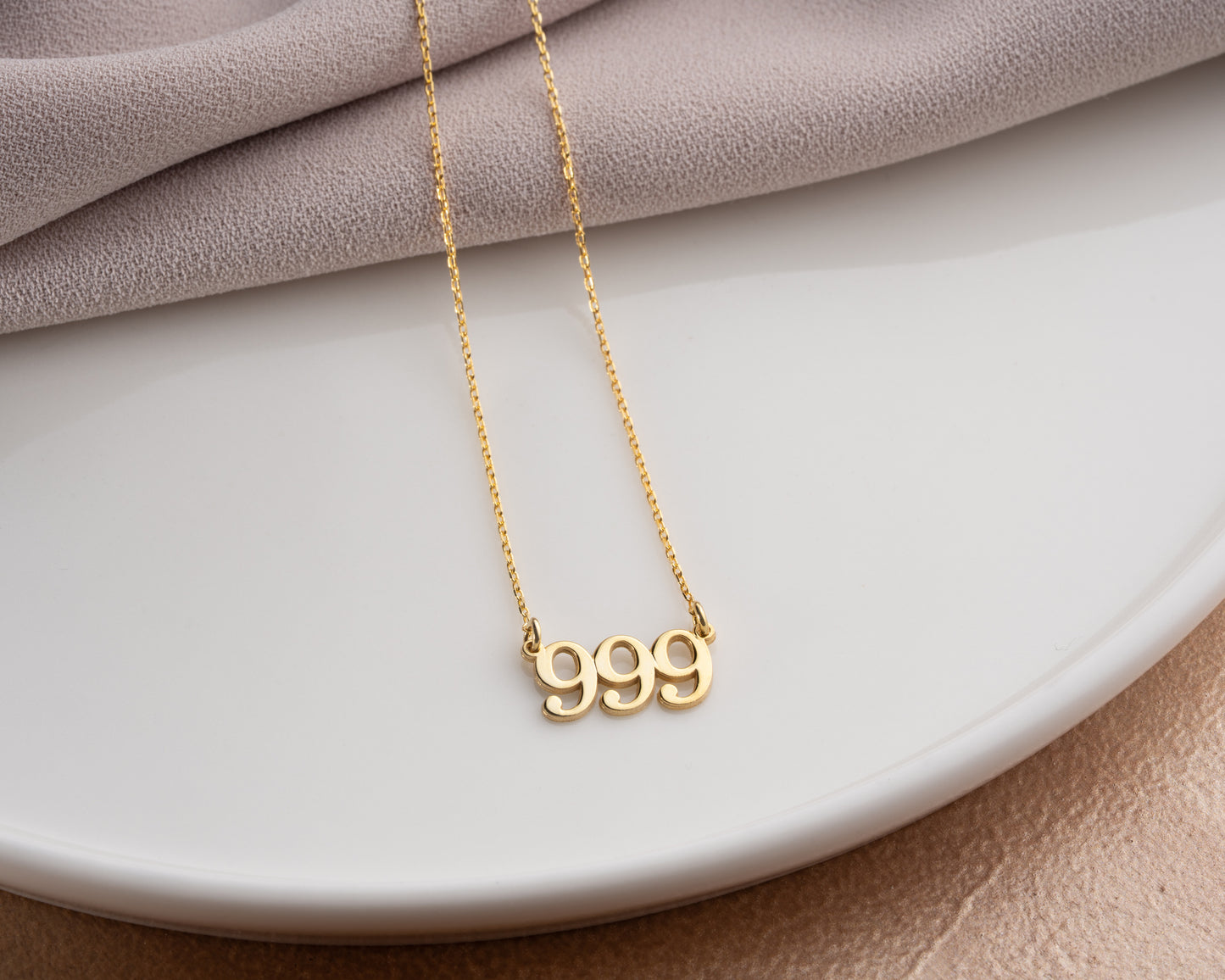 999 angel number necklace