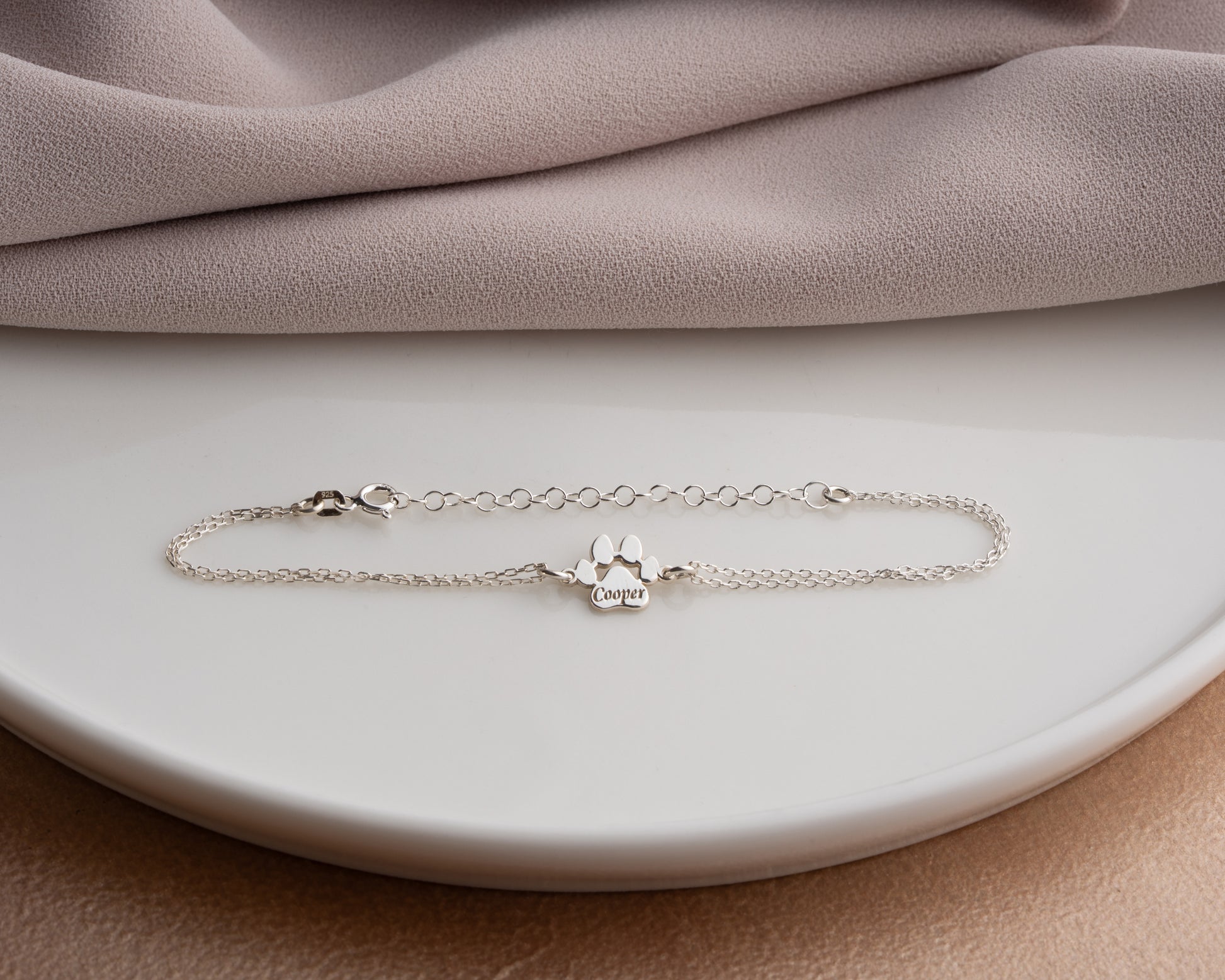 Sterling Silver pet name Bracelet