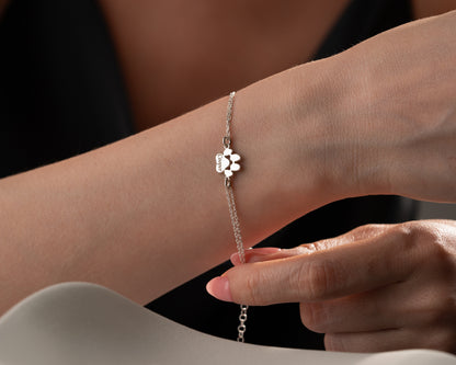 Tiny pet name bracelet