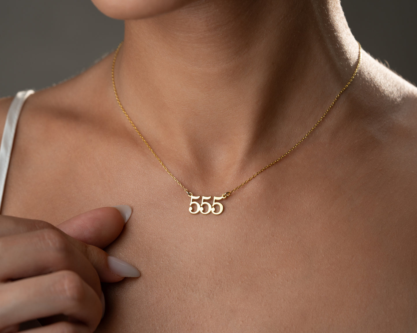 Angel number necklace