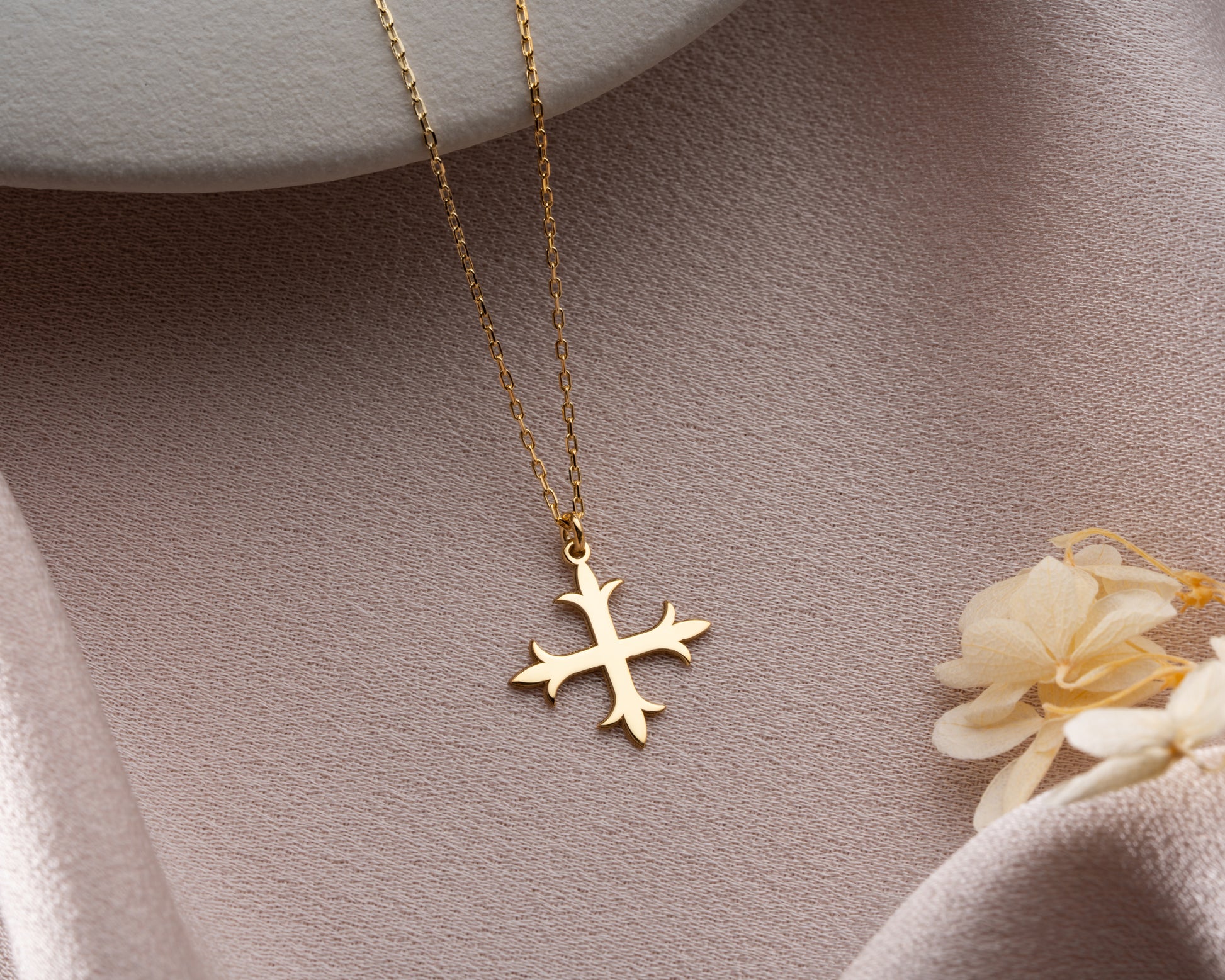 Armenian cross pendant finishes