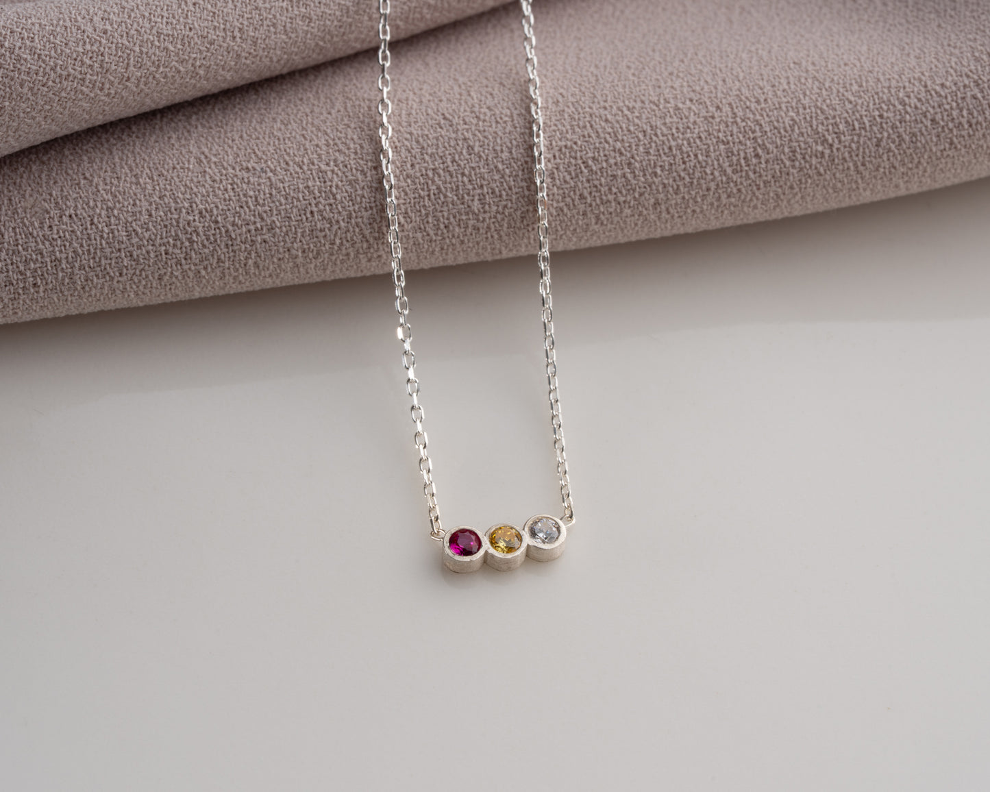 Multiple Birthstone Necklace