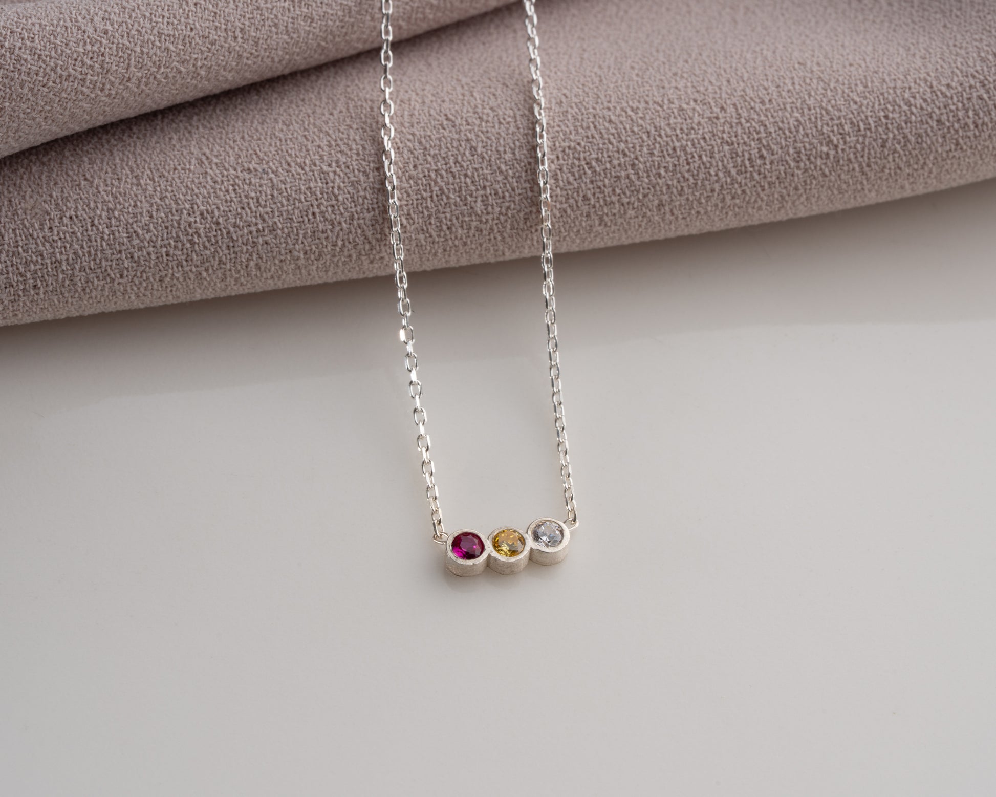 Multiple Birthstone Necklace