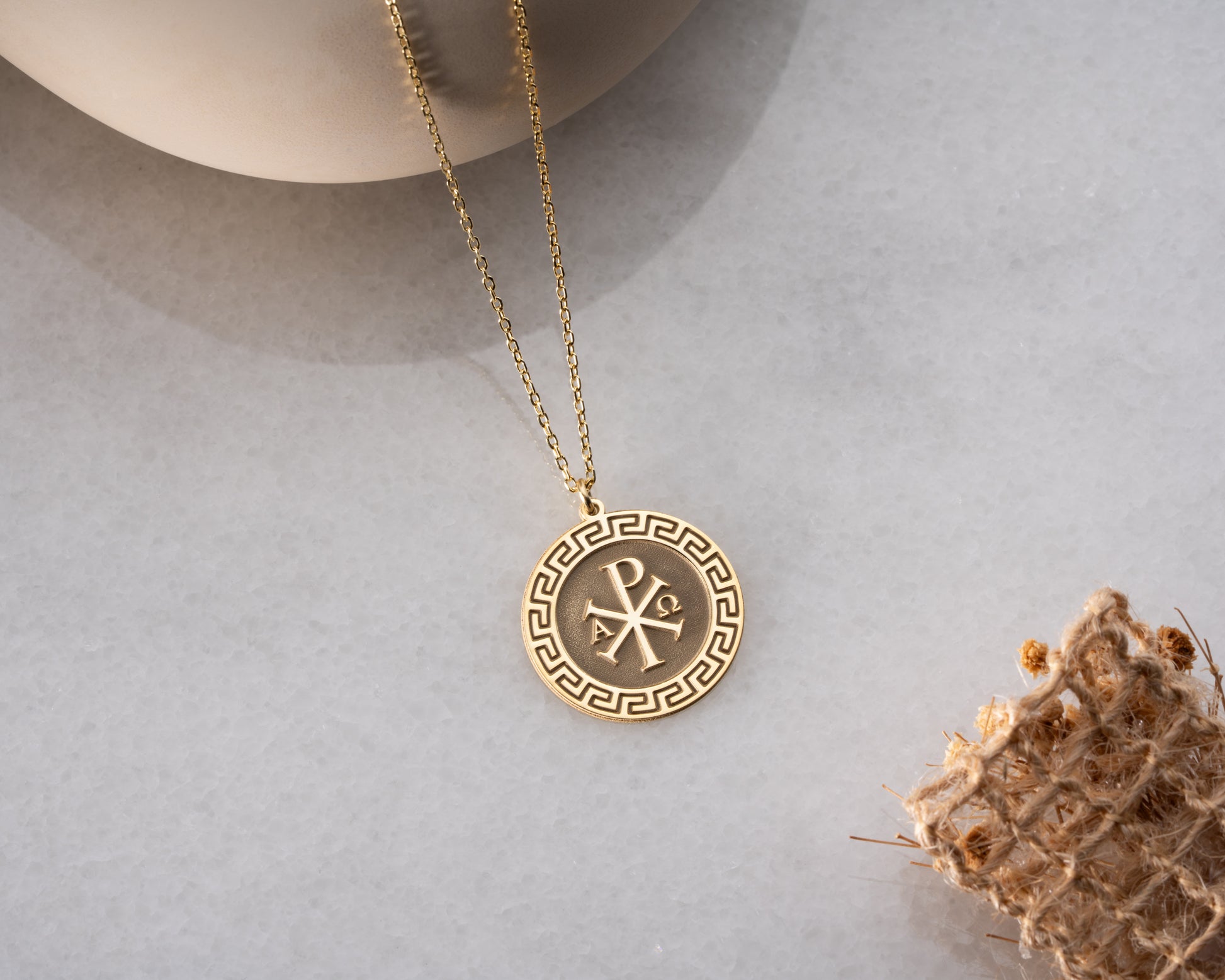 Chi Rho pendant model view