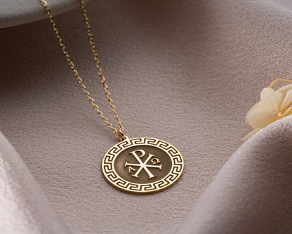 Christian Chi Rho necklace