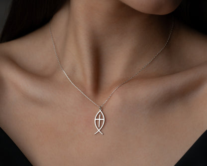 Christian fish pendant