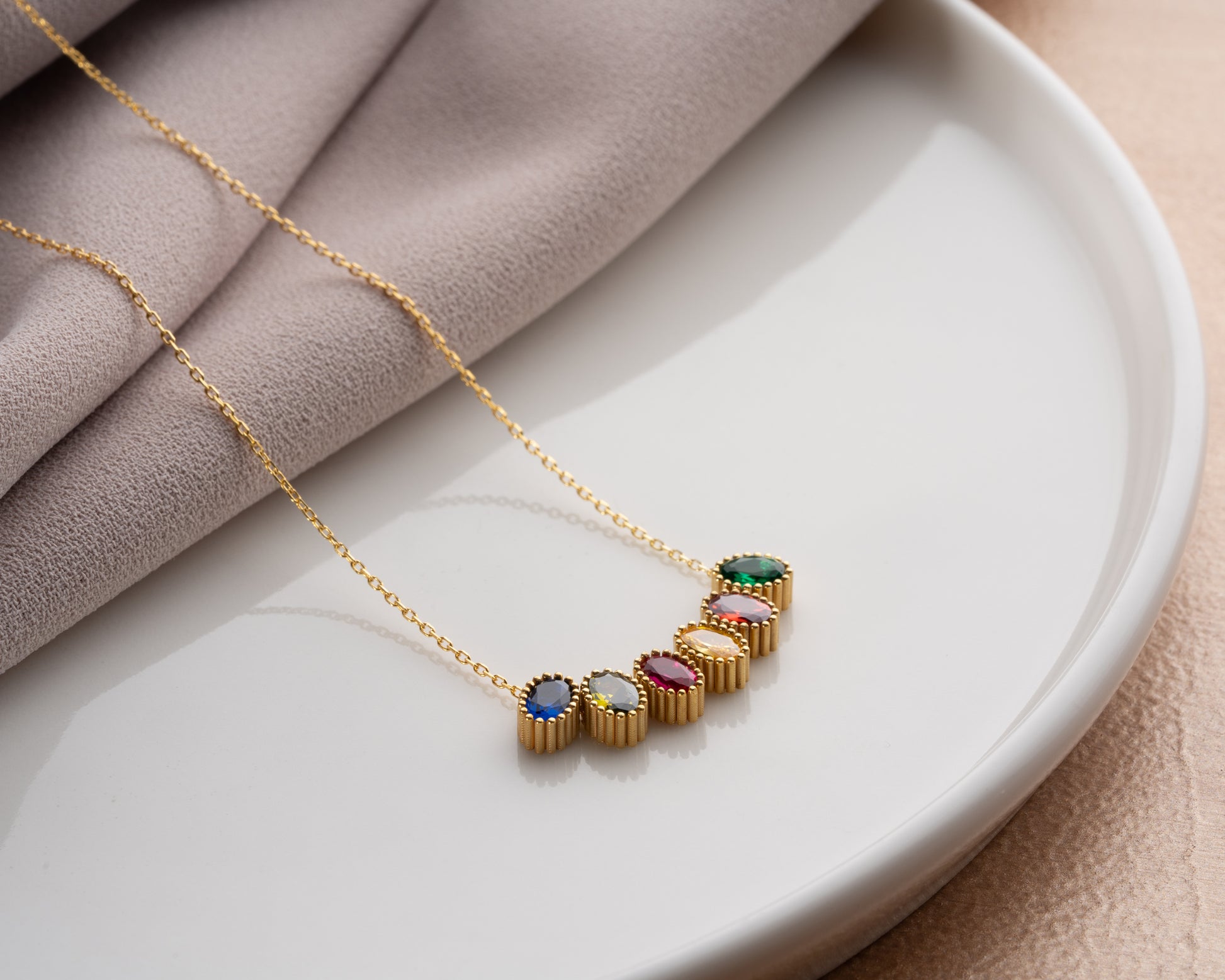 Birthstone Jewelry Necklace