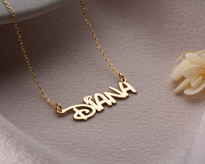 Custom word necklace product detail