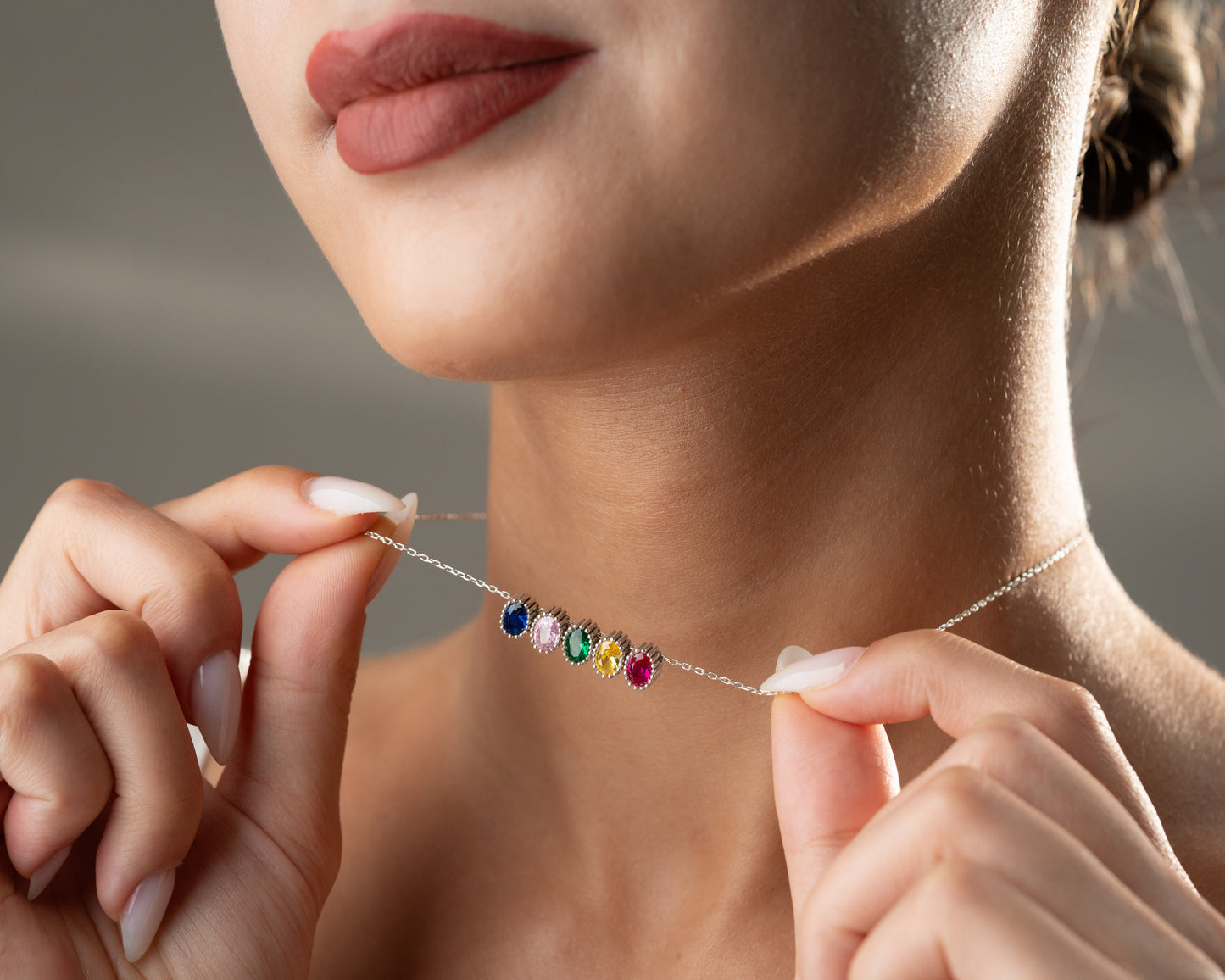 Custom Birthstone Necklace