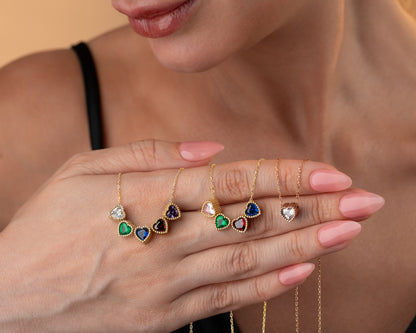 Mother Birthstone Necklace