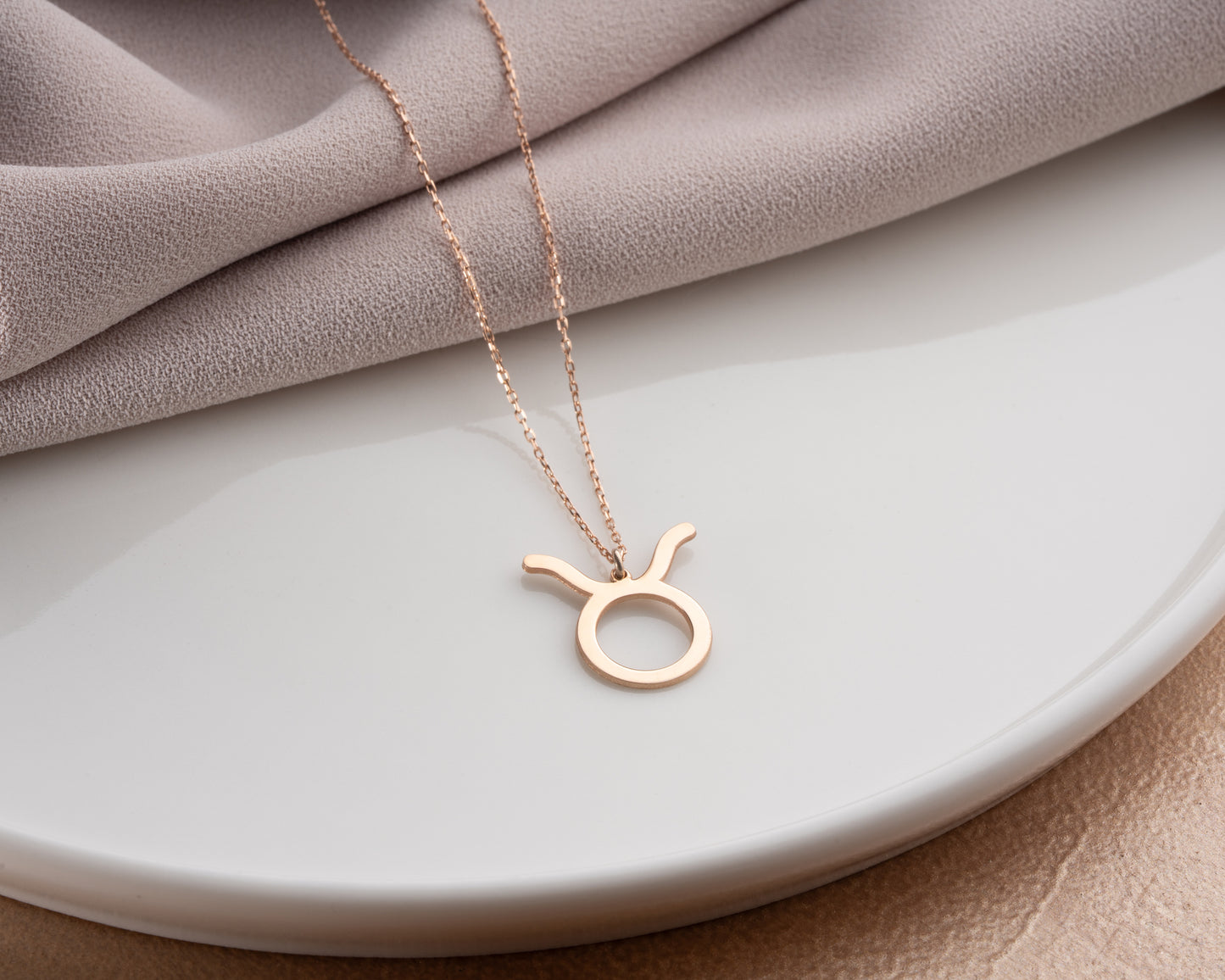Zodiac sign necklace detail 5