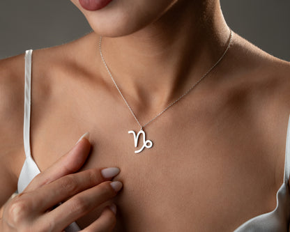 Zodiac sign necklace detail 12