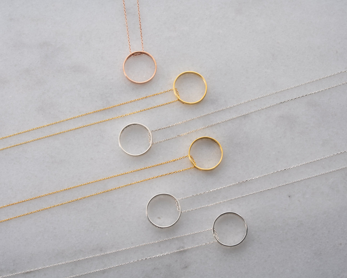 Engraved ring necklace product detail