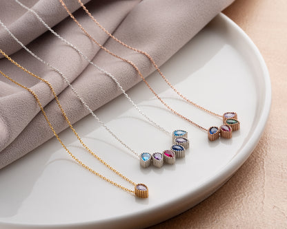 Family birthstone jewelry collection