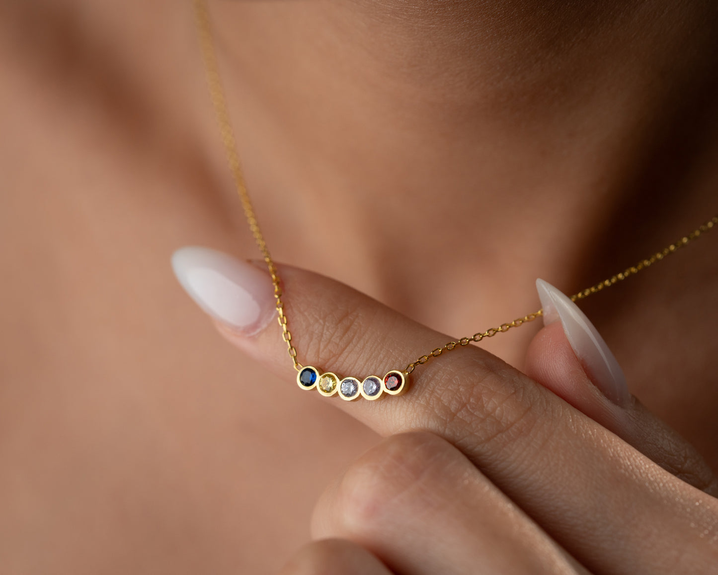 Custom Birthstone Necklace