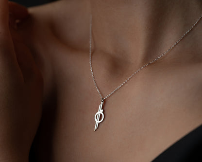 Geometric Christian pendant