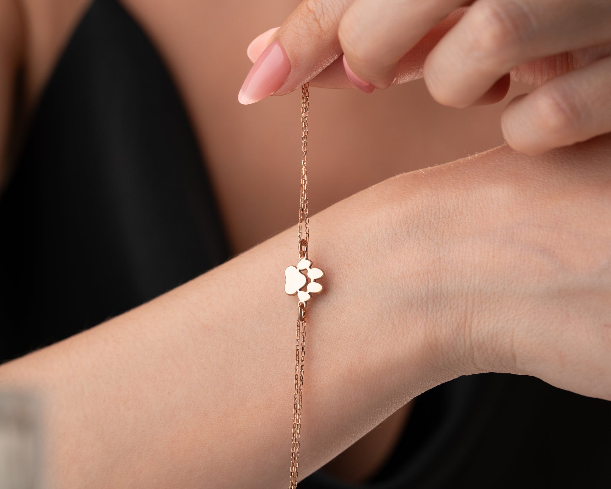 gold pet bracelet