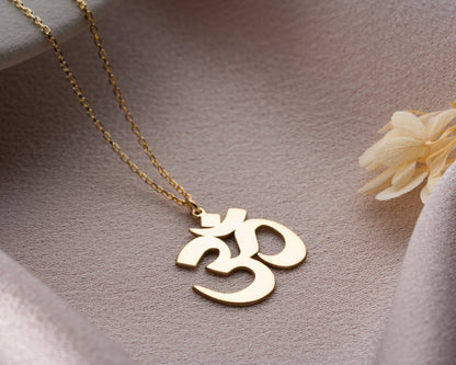 Hindu symbol necklace