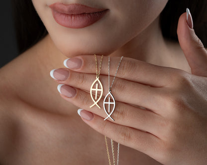 Ichthys faith necklace
