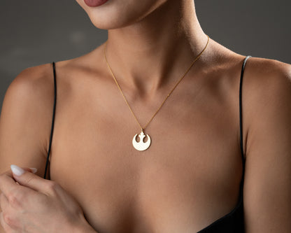 Rebel Alliance Necklace Star Wars Inspired Pendant