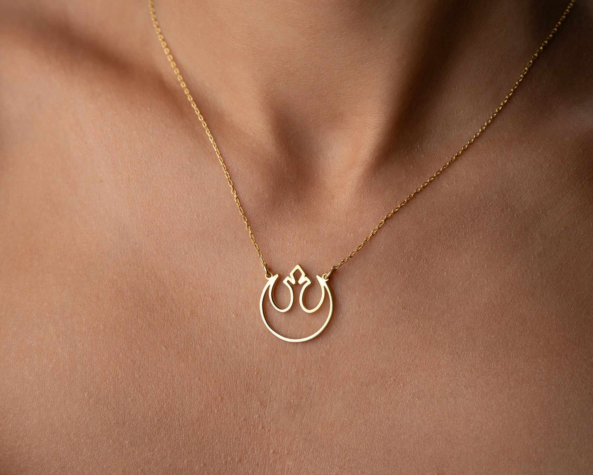 Rebel Starbird Necklace Star Wars Rebel Symbol Pendant
