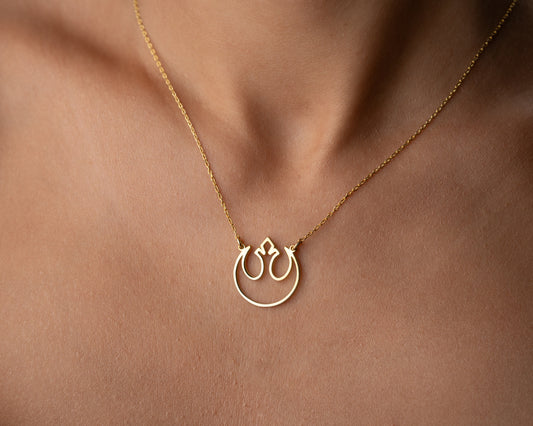 Rebel Starbird Necklace Star Wars Rebel Symbol Pendant