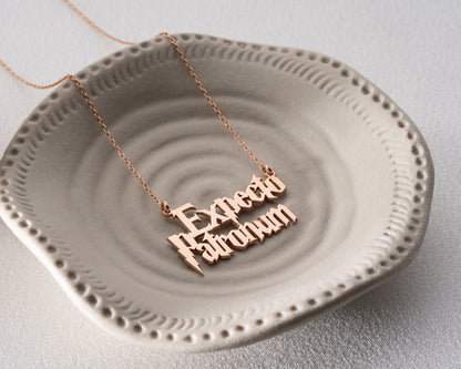 Magical name necklace custom pendant