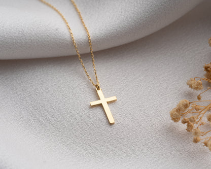 Cross Necklace for Baptism Gift