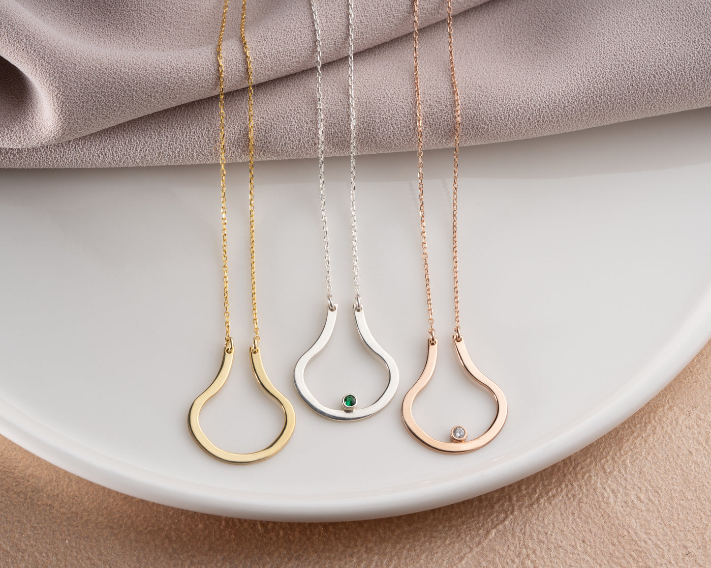 Custom Birthstone Necklace