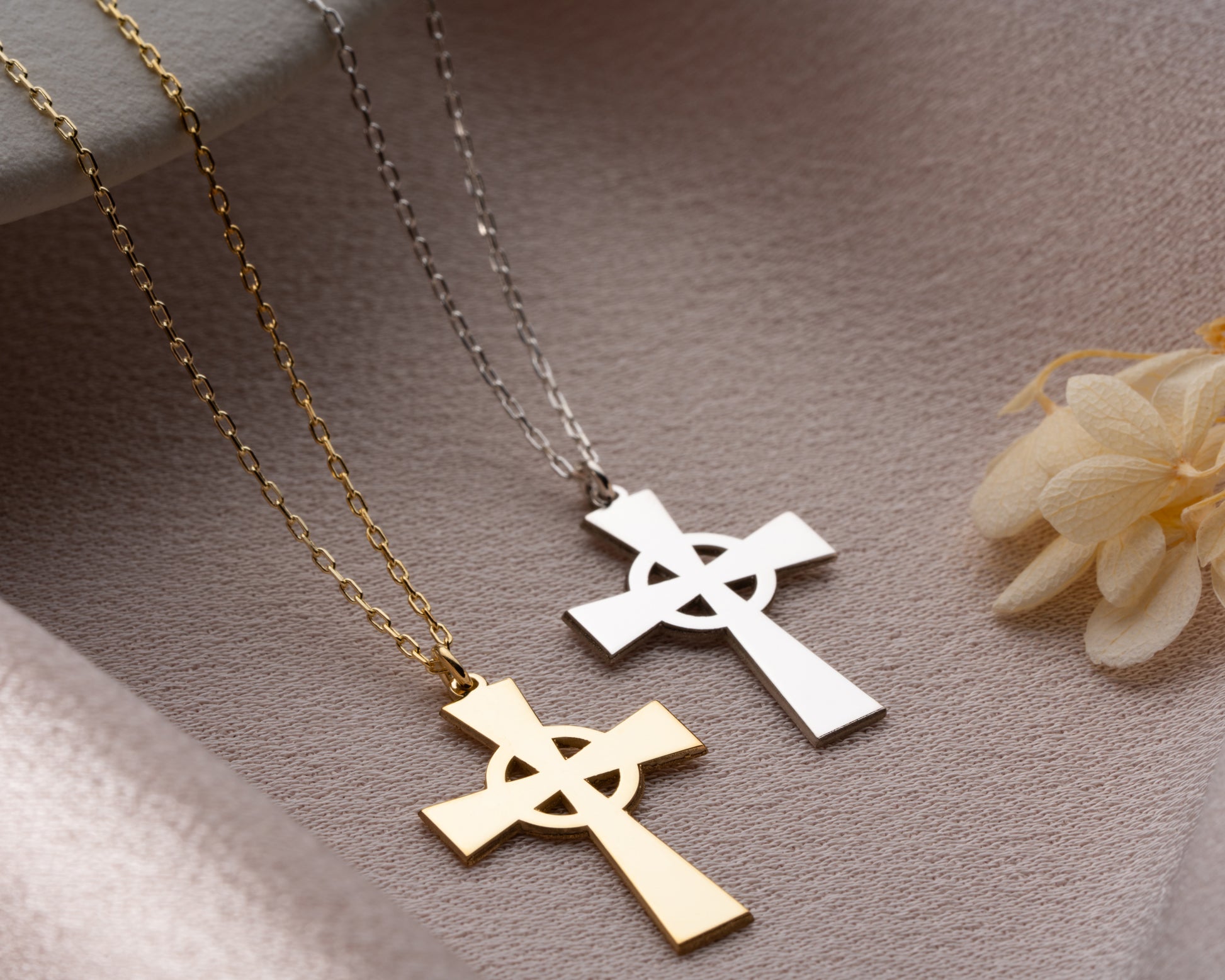 Modern Celtic cross jewelry