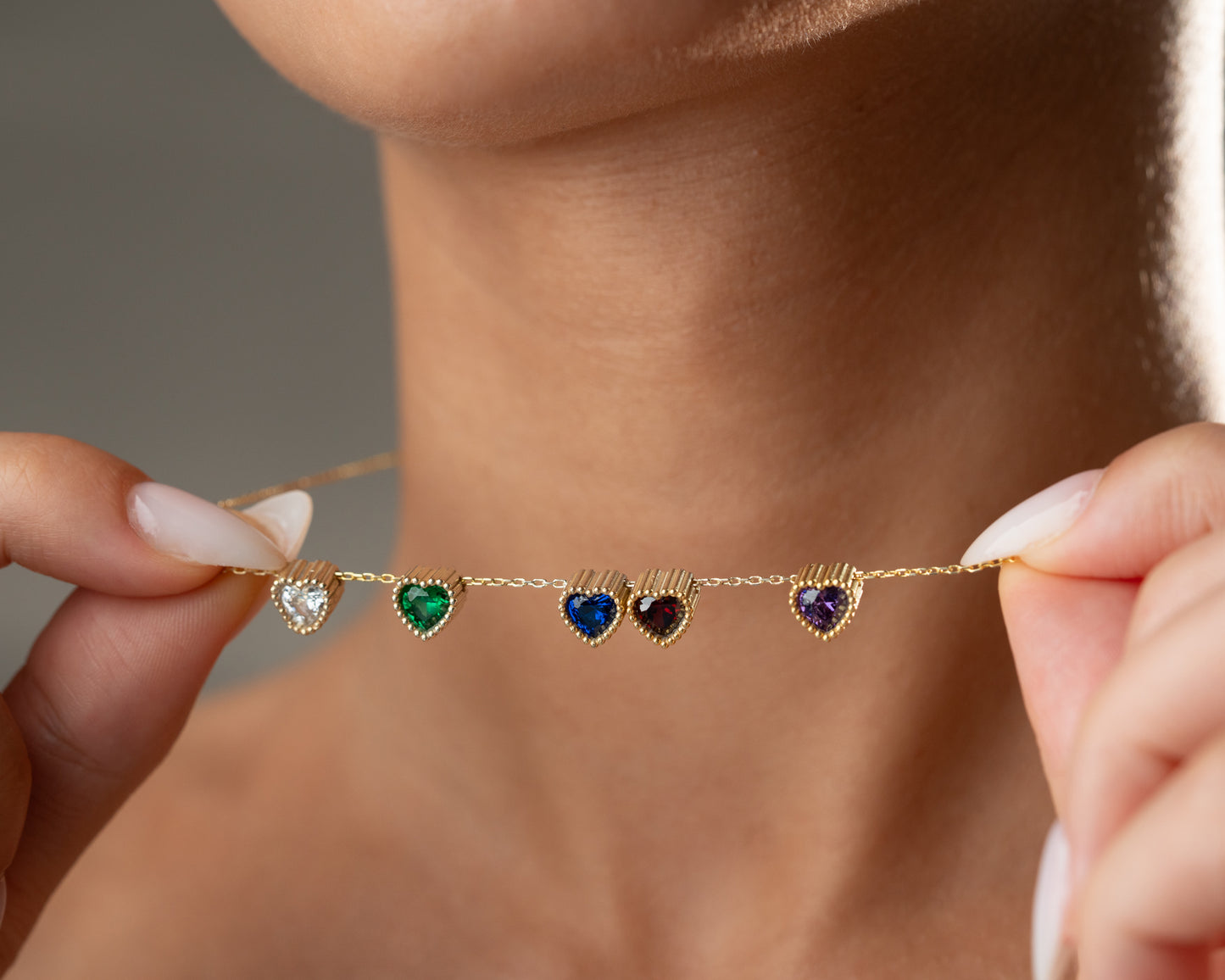 Birthstone Jewelry Necklace