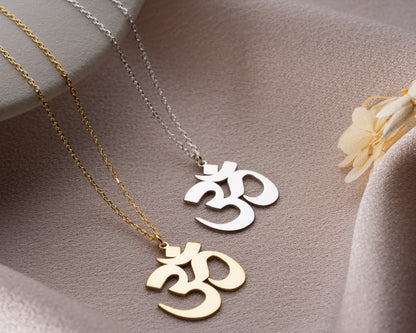 Om symbol jewelry detail