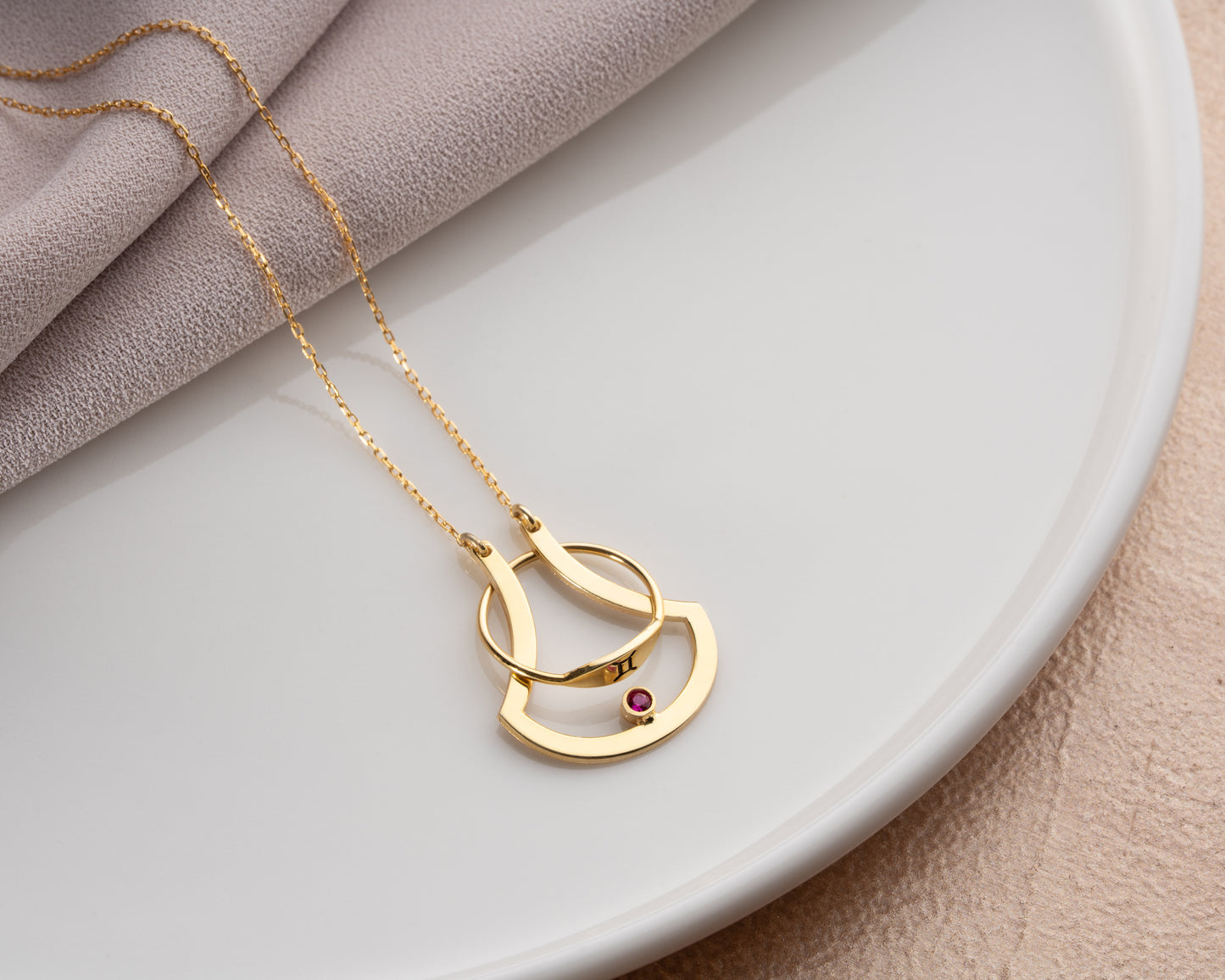 Open drop necklace gift photo