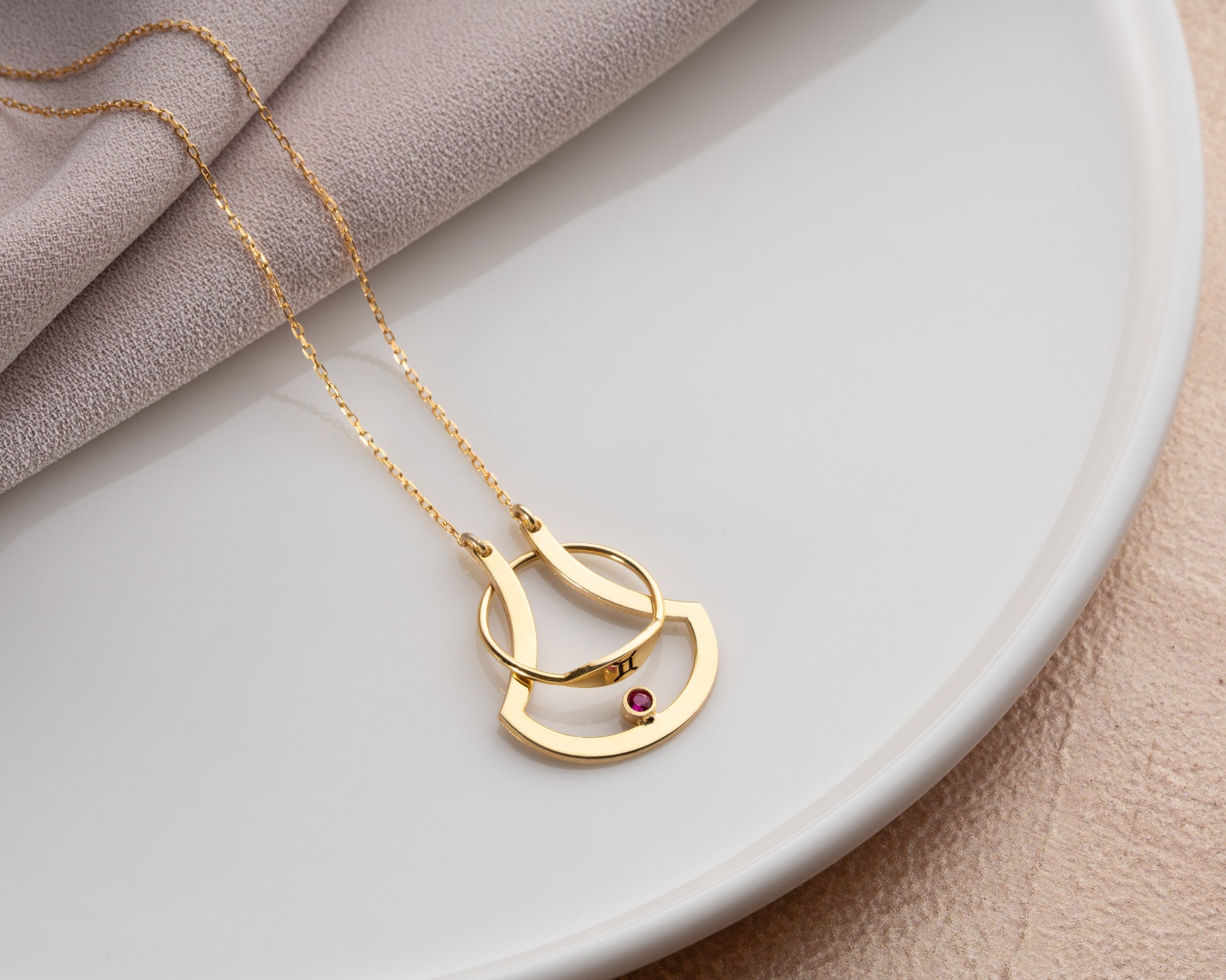 Open drop necklace gift photo