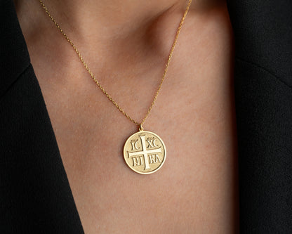 Orthodox Christian Jewelry Medallion Necklace