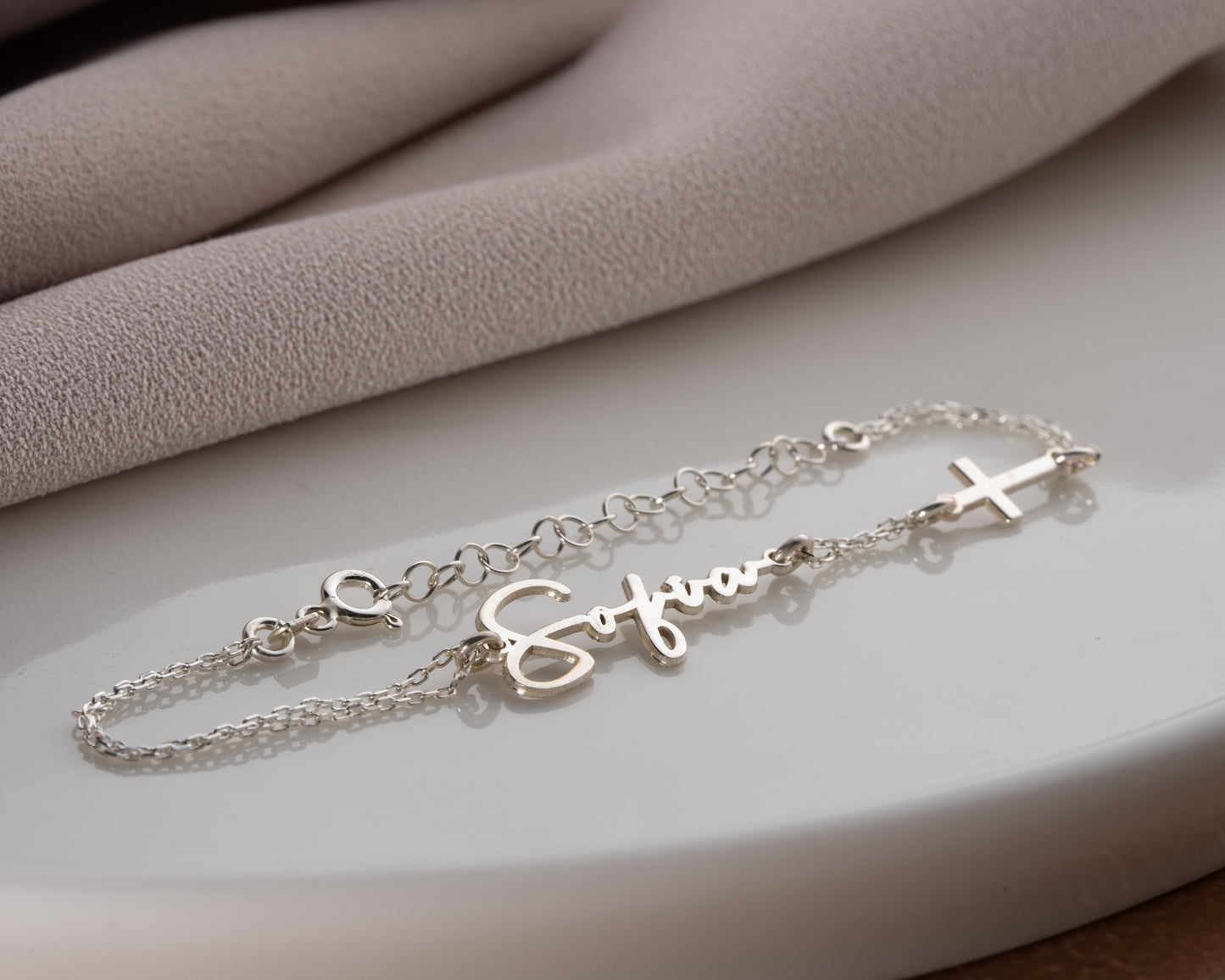 personalized cross bracelet collection