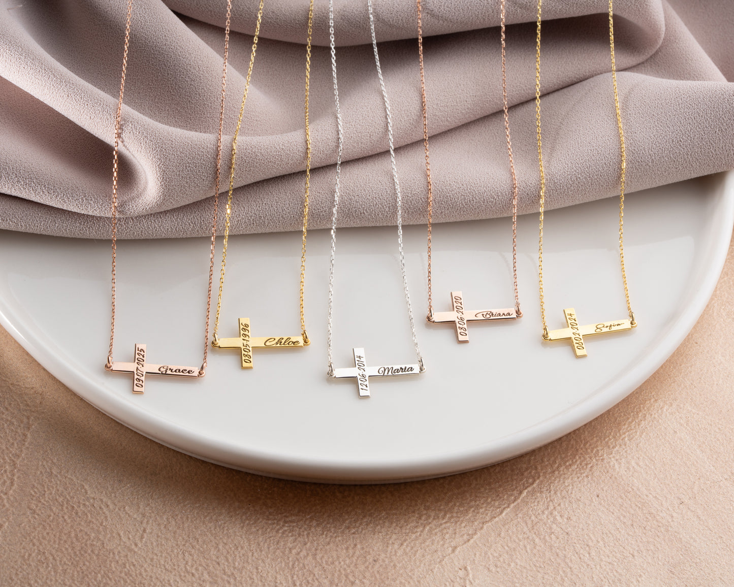 Personalized cross pendant designs