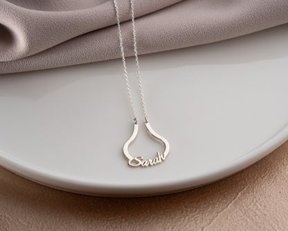 Personalized name ring holder