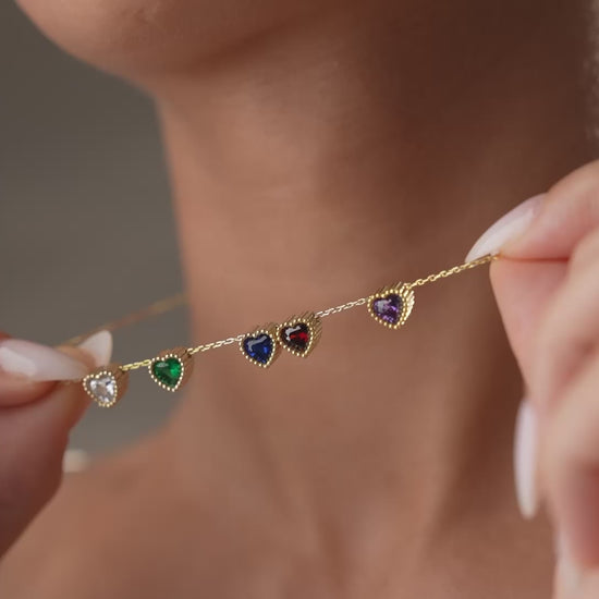 Personalized Birthstone Necklace