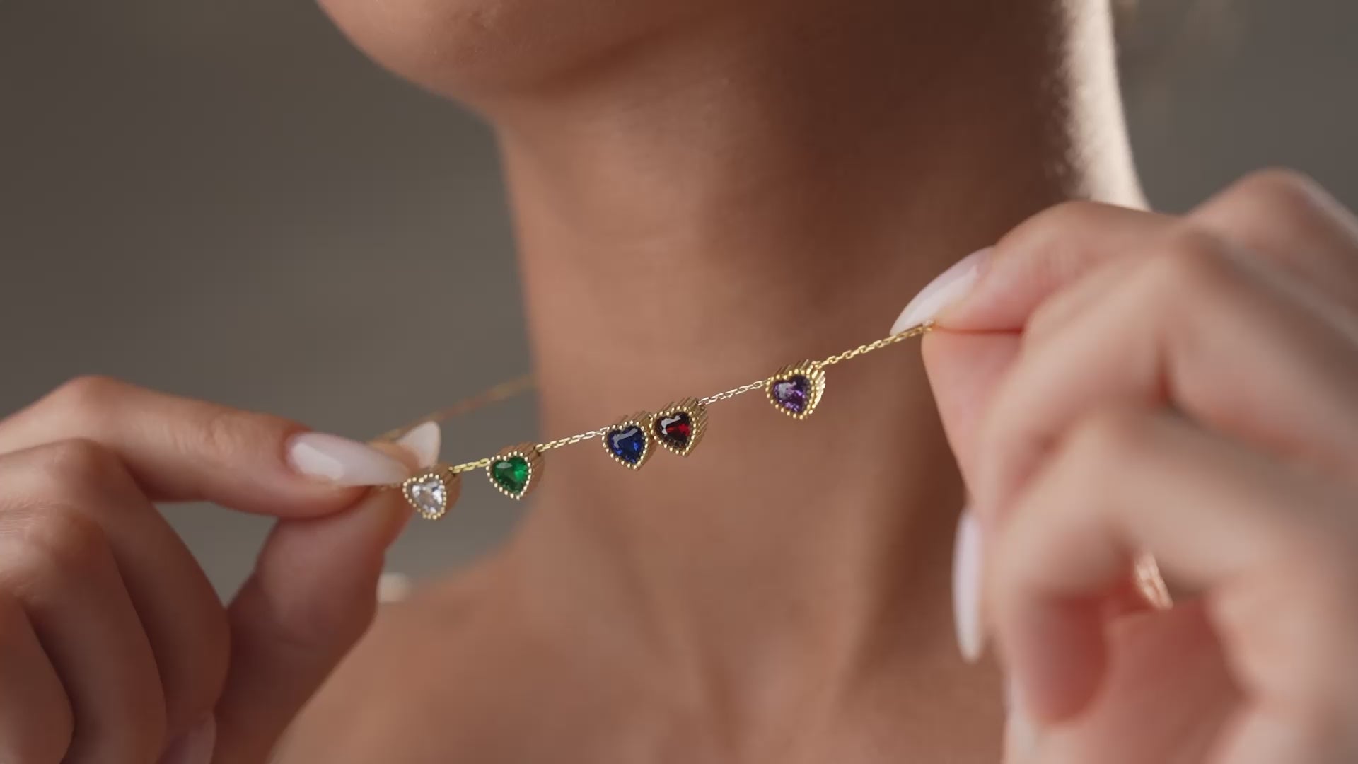 Personalized Birthstone Necklace