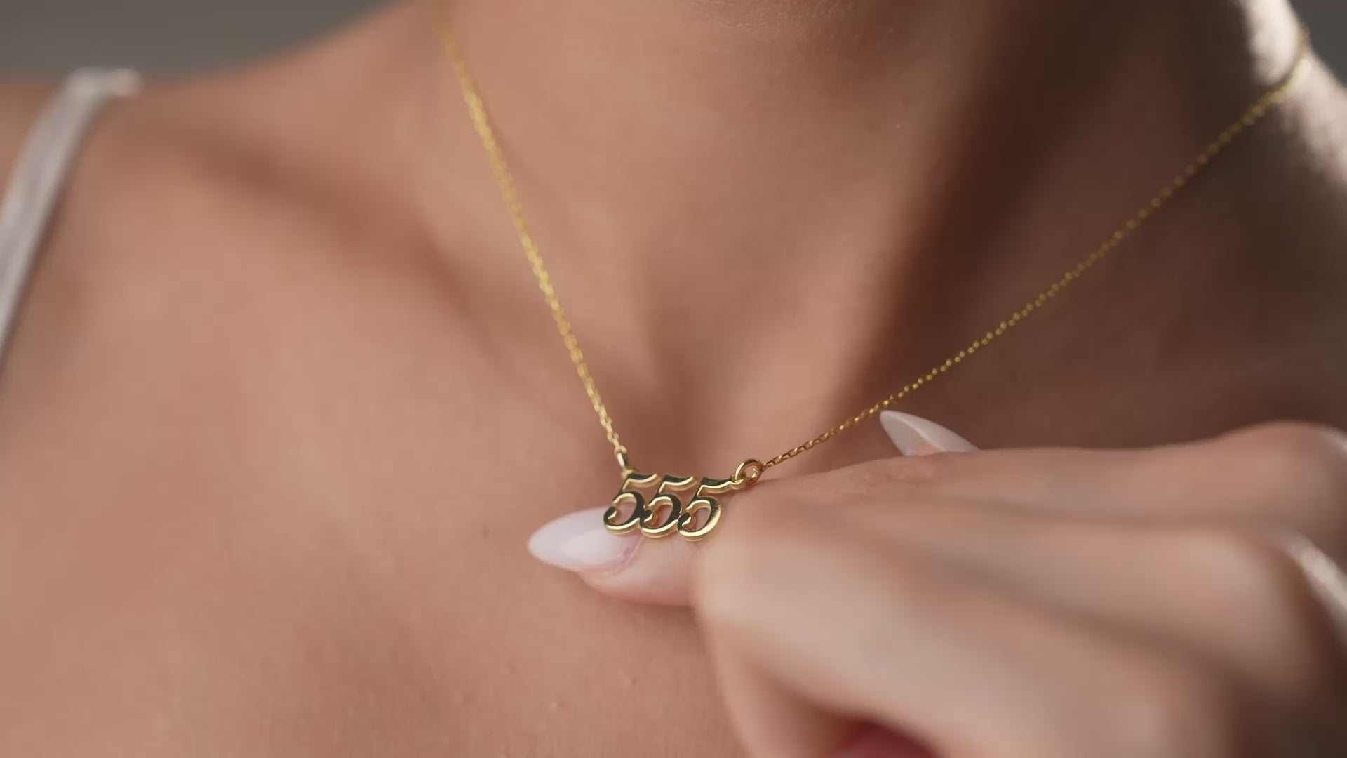Angel number necklace