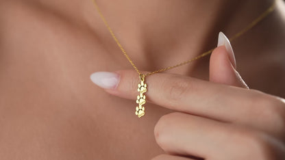 Personalized paw print name necklace video