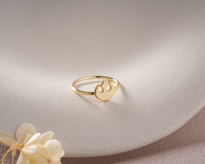 Celestial emblem ring gift jewelry
