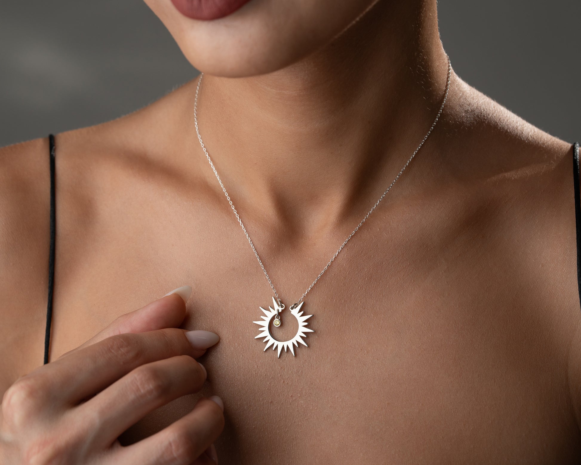 Personalized Ring Holder Necklace