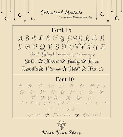 script font chart2