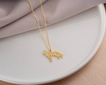 Shepherd name necklace