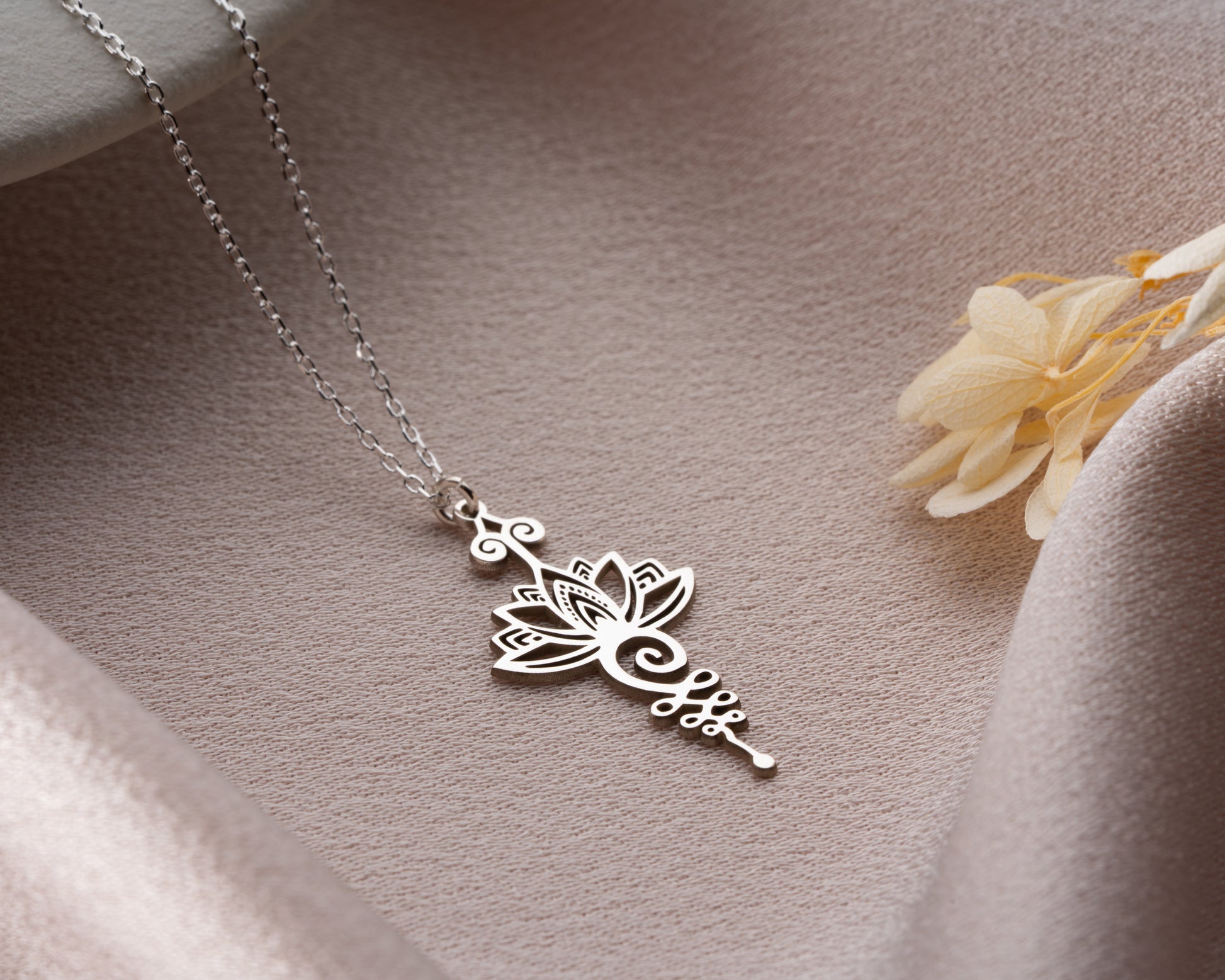 Spiritual lotus jewelry