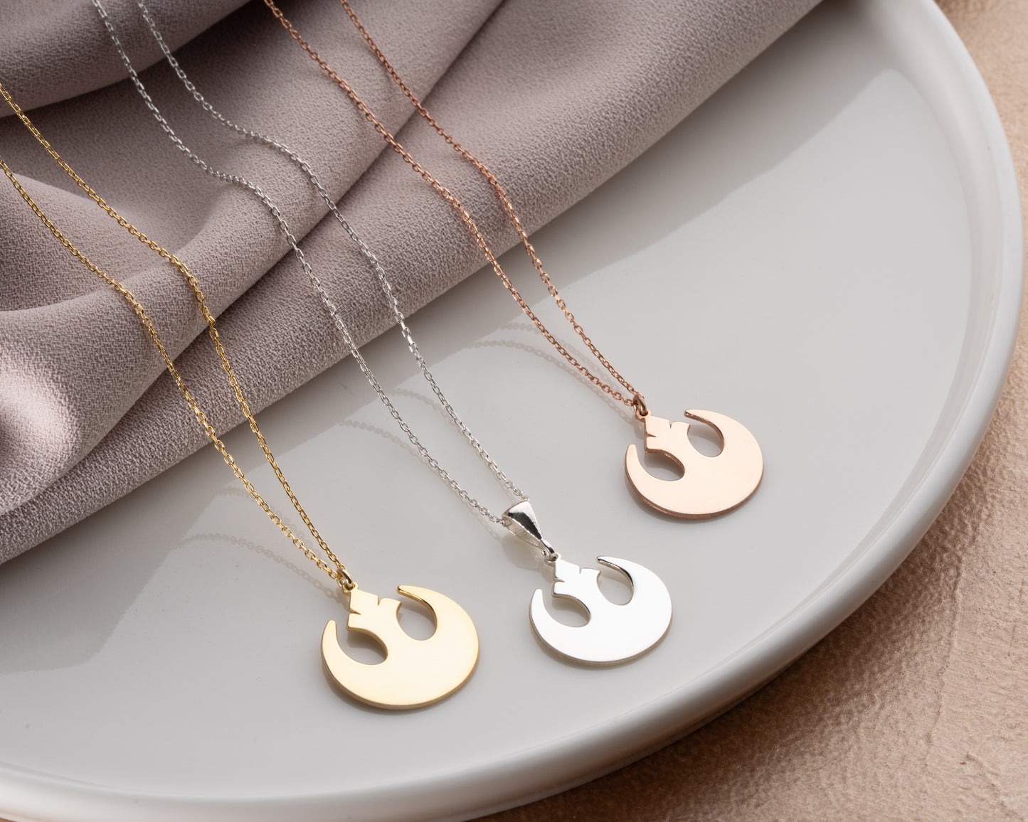 rebel symbol pendant