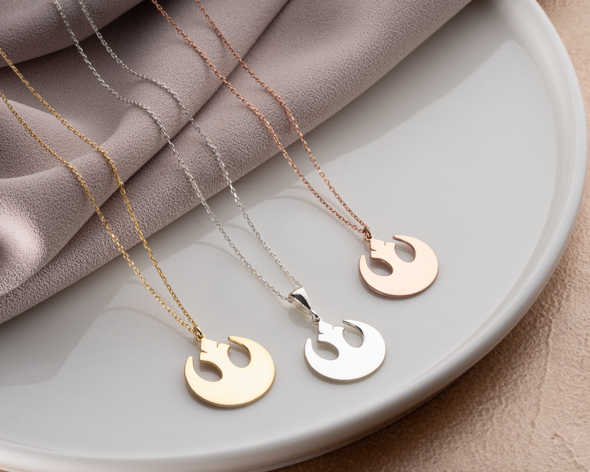 rebel symbol pendant